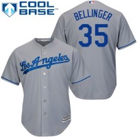 Los Angeles Dodgers #35 Cody Bellinger Grey Cool Base Stitched Youth MLB Jersey