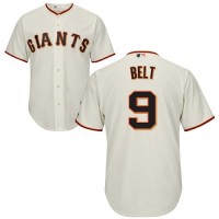 San Francisco Giants #9 Brandon Belt Cream Stitched Youth MLB Jersey