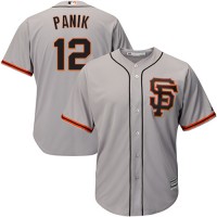 San Francisco Giants #12 Joe Panik Grey Road 2 Cool Base Stitched Youth MLB Jersey