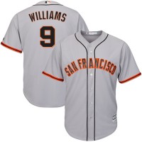 San Francisco Giants #9 Matt Williams Grey Road Cool Base Stitched Youth MLB Jersey