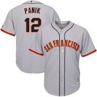 San Francisco Giants #12 Joe Panik Grey Road Cool Base Stitched Youth MLB Jersey