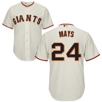 San Francisco Giants #24 Willie Mays Cream Cool Base Stitched Youth MLB Jersey