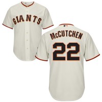 San Francisco Giants #22 Andrew McCutchen Cream Cool Base Stitched Youth MLB Jersey