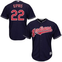 Cleveland Guardians #22 Jason Kipnis Navy Blue Alternate Stitched Youth MLB Jersey