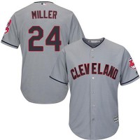 Cleveland Guardians #24 Andrew Miller Grey Road Stitched Youth MLB Jersey