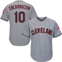 Cleveland Guardians #10 Edwin Encarnacion Grey Road Stitched Youth MLB Jersey