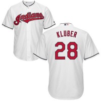 Cleveland Guardians #28 Corey Kluber White Home Stitched Youth MLB Jersey