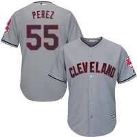 Cleveland Guardians #55 Roberto Perez Grey Road Stitched Youth MLB Jersey