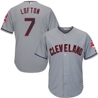 Cleveland Guardians #7 Kenny Lofton Grey Road Stitched Youth MLB Jersey
