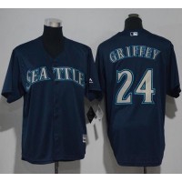 Seattle Mariners #24 Ken Griffey Navy Blue Cool Base Stitched Youth MLB Jersey
