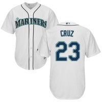 Seattle Mariners #23 Nelson Cruz White Cool Base Stitched Youth MLB Jersey