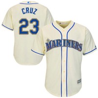 Seattle Mariners #23 Nelson Cruz Cream Cool Base Stitched Youth MLB Jersey