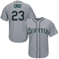 Seattle Mariners #23 Nelson Cruz Grey Cool Base Stitched Youth MLB Jersey