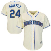 Seattle Mariners #24 Ken Griffey Cream Cool Base Stitched Youth MLB Jersey