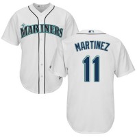 Seattle Mariners #11 Edgar Martinez White Cool Base Stitched Youth MLB Jersey