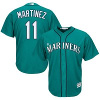 Seattle Mariners #11 Edgar Martinez Green Cool Base Stitched Youth MLB Jersey
