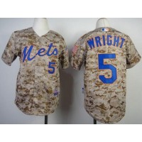 New York Mets #5 David Wright Camo Alternate Cool Base Stitched Youth MLB Jersey