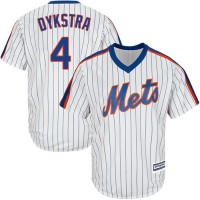 New York Mets #4 Lenny Dykstra White(Blue Strip) Alternate Cool Base Stitched Youth MLB Jersey