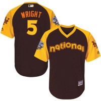 New York Mets #5 David Wright Brown 2016 All-Star National League Stitched Youth MLB Jersey