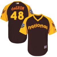 New York Mets #48 Jacob DeGrom Brown 2016 All-Star National League Stitched Youth MLB Jersey