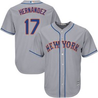 New York Mets #17 Keith Hernandez Grey Cool Base Stitched Youth MLB Jersey