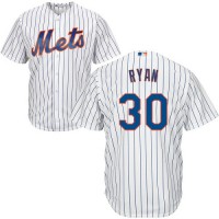 New York Mets #30 Nolan Ryan White(Blue Strip) Cool Base Stitched Youth MLB Jersey