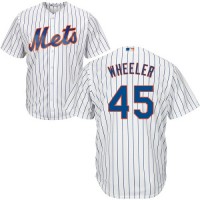 New York Mets #45 Zack Wheeler White(Blue Strip) Cool Base Stitched Youth MLB Jersey