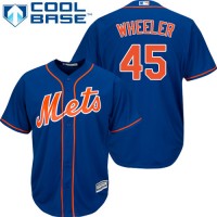 New York Mets #45 Zack Wheeler Blue Cool Base Stitched Youth MLB Jersey