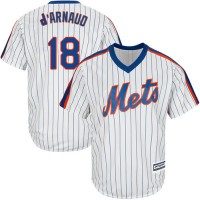 New York Mets #18 Travis d'Arnaud White(Blue Strip) Alternate Cool Base Stitched Youth MLB Jersey