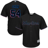 Miami Marlins #54 Wei-Yin Chen Black Cool Base Stitched Youth MLB Jersey