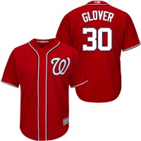 Washington Nationals #30 Koda Glover Red New Cool Base Stitched Youth MLB Jersey