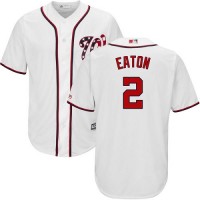 Washington Nationals #2 Adam Eaton White Cool Base Stitched Youth MLB Jersey