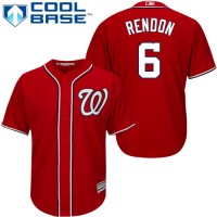 Washington Nationals #6 Anthony Rendon Red Cool Base Stitched Youth MLB Jersey