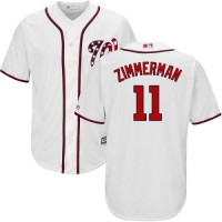 Washington Nationals #11 Ryan Zimmerman White Cool Base Stitched Youth MLB Jersey