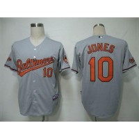Baltimore Orioles #10 Adam Jones Grey Cool Base Stitched Youth MLB Jersey
