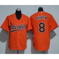Baltimore Orioles #8 Cal Ripken Orange Cool Base Stitched Youth MLB Jersey