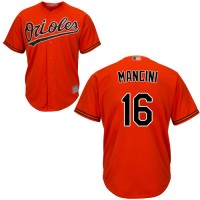 Baltimore Orioles #16 Trey Mancini Orange Cool Base Stitched Youth MLB Jersey