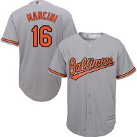Baltimore Orioles #16 Trey Mancini Grey Cool Base Stitched Youth MLB Jersey