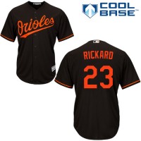 Baltimore Orioles #23 Joey Rickard Black Cool Base Stitched Youth MLB Jersey