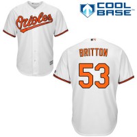 Baltimore Orioles #53 Zach Britton White Cool Base Stitched Youth MLB Jersey