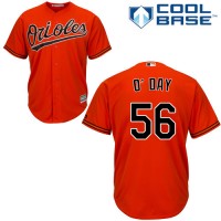 Baltimore Orioles #56 Darren O'Day Orange Cool Base Stitched Youth MLB Jersey
