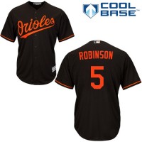 Baltimore Orioles #5 Brooks Robinson Black Cool Base Stitched Youth MLB Jersey