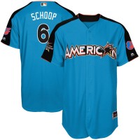 Baltimore Orioles #6 Jonathan Schoop Blue 2017 All-Star American League Stitched Youth MLB Jersey