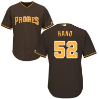 San Diego Padres #52 Brad Hand Brown Cool Base Stitched Youth MLB Jersey