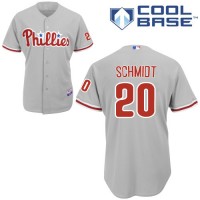 Philadelphia Phillies #20 Mike Schmidt Grey Cool Base Stitched Youth MLB Jersey