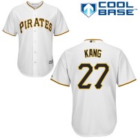 Pittsburgh Pirates #27 Jung-ho Kang White Cool Base Stitched Youth MLB Jersey