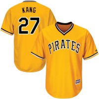 Pittsburgh Pirates #27 Jung-ho Kang Gold Cool Base Stitched Youth MLB Jersey