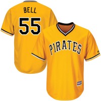 Pittsburgh Pirates #55 Josh Bell Gold Cool Base Stitched Youth MLB Jersey