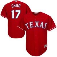 Texas Rangers #17 Shin-Soo Choo Red Cool Base Stitched Youth MLB Jersey
