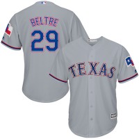 Texas Rangers #29 Adrian Beltre Grey Cool Base Stitched Youth MLB Jersey